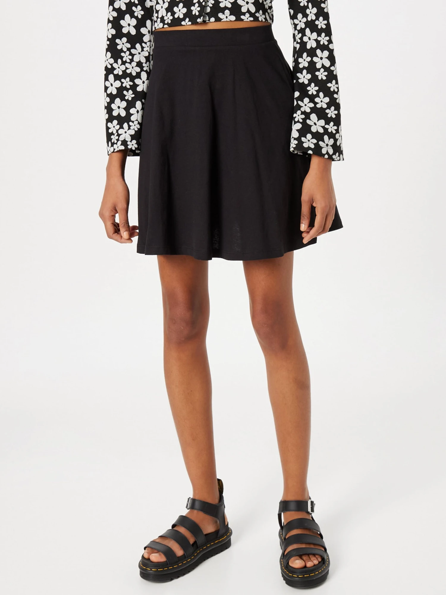 ONLY Mini Rokken Rok MAYA Dames Petrol / Zwart - Afbeelding 3