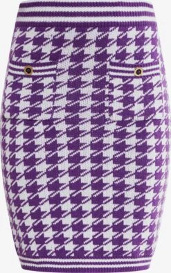 Faina Mini Rokken Rok Dames Donkerlila