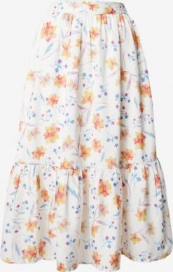 French Connection Midi Rokken Rok CAMILLE Dames Wit