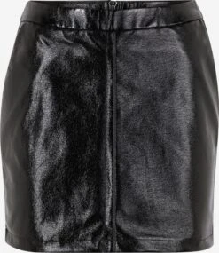 Vero Moda Petite Leren Rokken Rok VINYL Dames Zwart