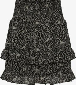 Pieces Mini Rokken Rok Misty Dames Zwart