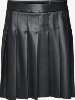 Vero Moda Leren Rokken Rok NAOMI Dames Zwart
