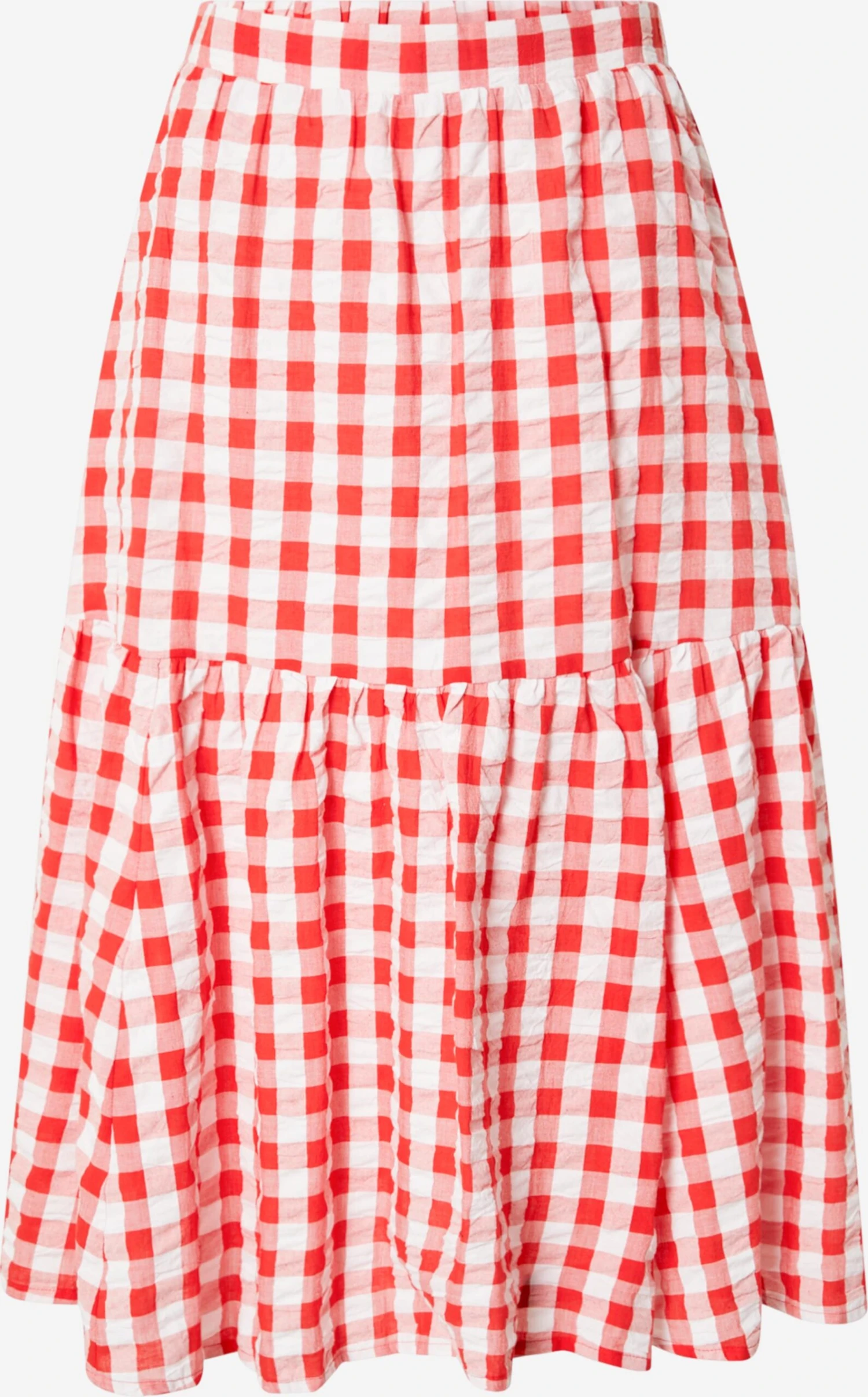 Monki Midi Rokken Rok Dames Kreeft / Oranje GemĂȘleerd