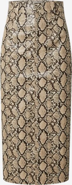 EDITED Leren Rokken Rok Gesina Dames Gemengde Kleuren