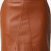 Bardot Leren Rokken Rok ALEXIS Dames Cognac
