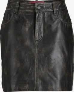 JJXX Leren Rokken Rok Hailey Dames Zwart