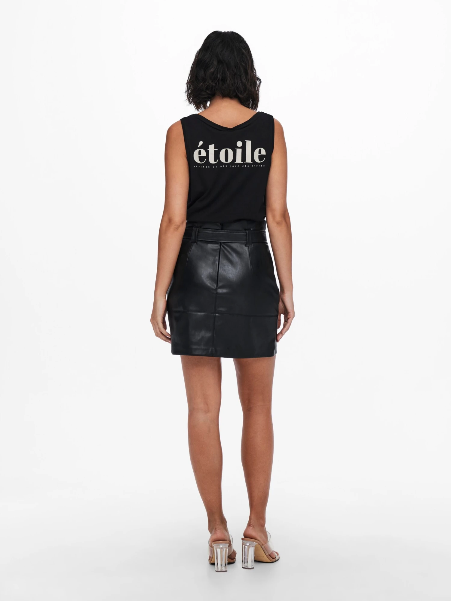 ONLY Mini Rokken Rok Sara Dames Zwart - Afbeelding 4