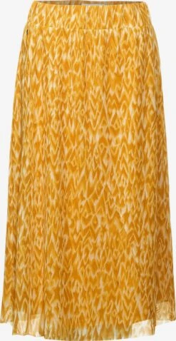 STREET ONE Midi Rokken Rok Dames Geel / Goudgeel