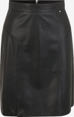 BOSS ORANGE Leren Rokken Rok Valega Dames Zwart