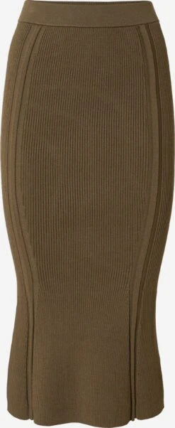 Calvin Klein Midi Rokken Rok Dames Kaki