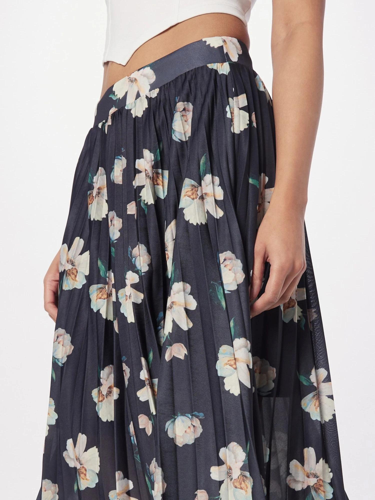 About You Midi Rokken Rok Elis Dames Lichtblauw / Donkerblauw - Afbeelding 2