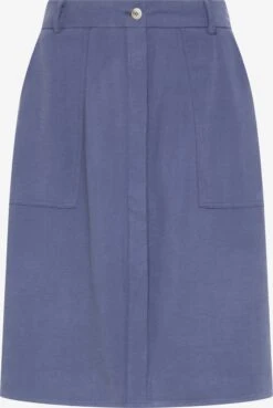 DreiMaster Vintage Midi Rokken Rok Dames Smoky Blue