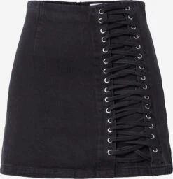 EDITED Mini Rokken Rok Bosse Dames Zwart