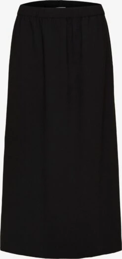Selected Femme Maxi Rokken Rok Tinni Dames Zwart