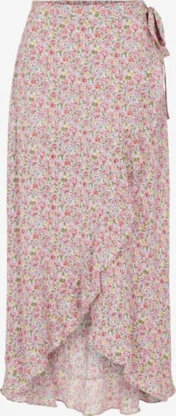 Pieces Maxi Rokken Rok Darsy Dames Wit