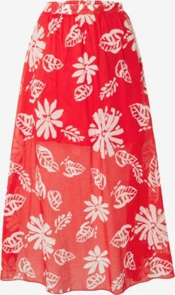 Stefanel Maxi Rokken Rok VOILE Dames Rood