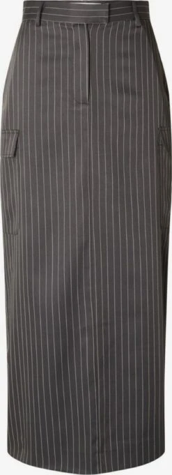 Selected Femme Maxi Rokken Rok Dames Grijs