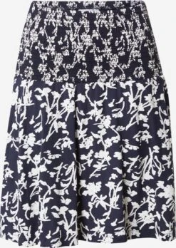Saint Tropez Midi Rokken Rok Mina Dames Donkerblauw