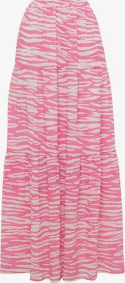 Tussah Maxi Rokken Rok MILLY Dames Pink
