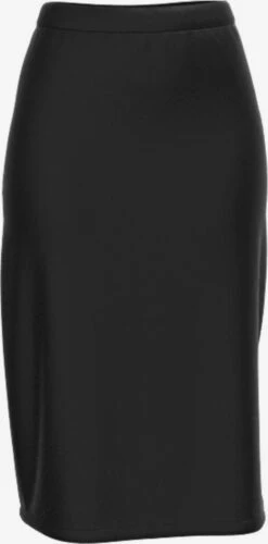 Pieces Midi Rokken Rok NALICIA Dames Zwart