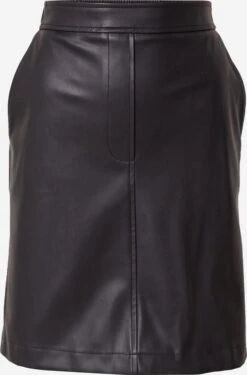 BOSS ORANGE Leren Rokken Rok Veruna Dames Zwart