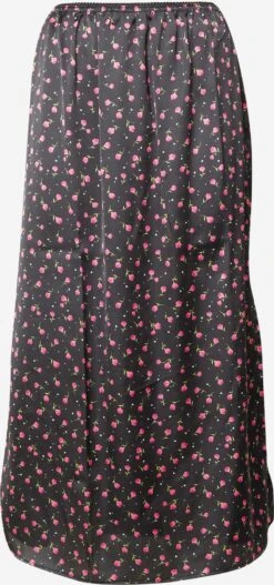 Dorothy Perkins Midi Rokken Rok Ditsy Dames Zwart