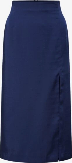 EDITED Midi Rokken Rok Nathan Dames Navy