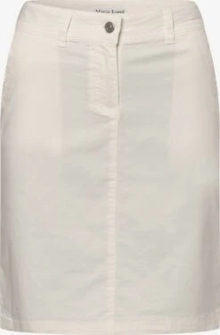 Marie Lund Mini Rokken Rok Dames Ecru