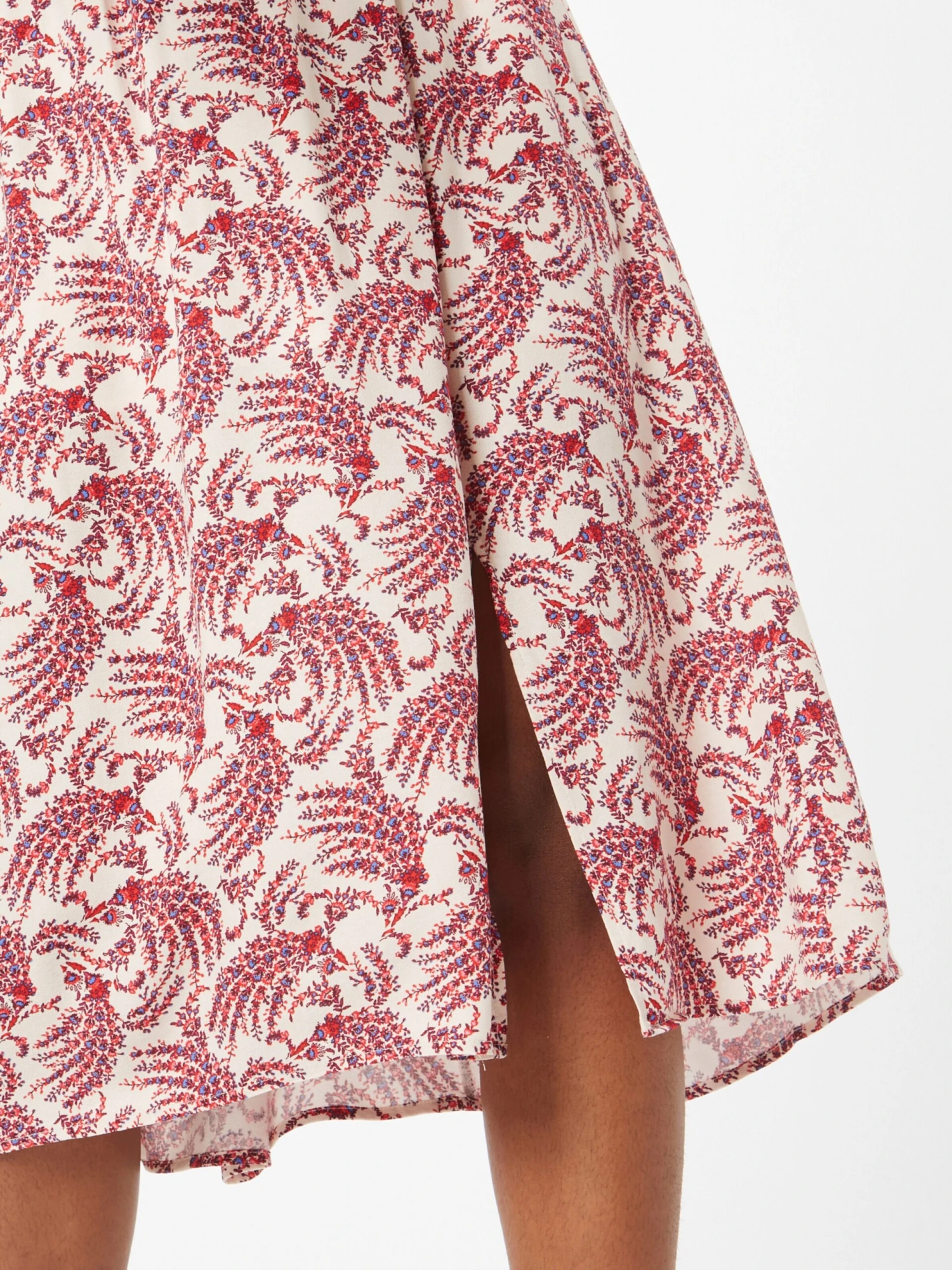 ESPRIT Midi Rokken Rok Dames Rood / Offwhite - Afbeelding 5