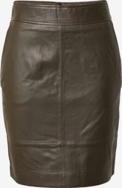 Second Female Leren Rokken Rok Francie Dames Donkergroen