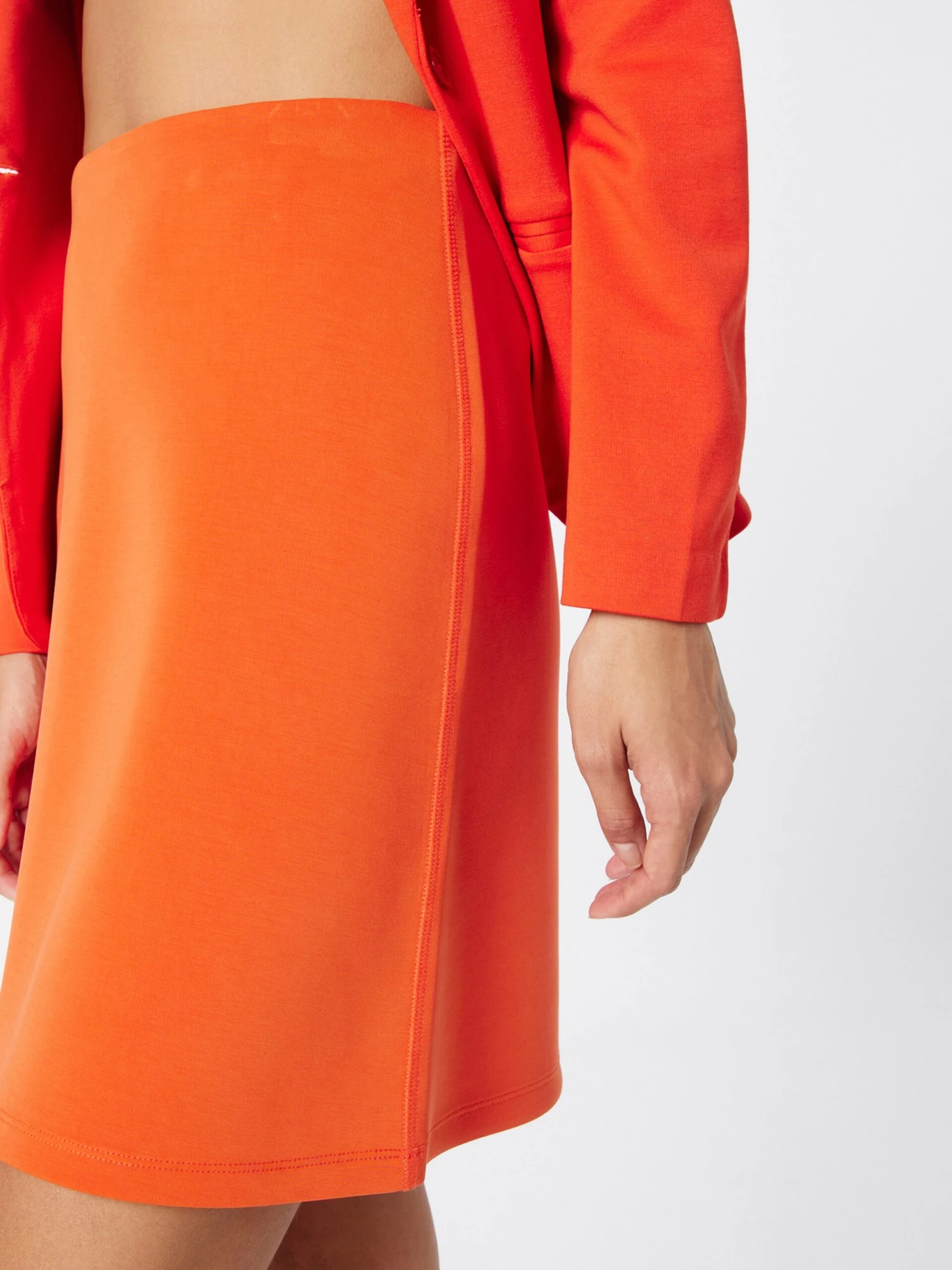 S.Oliver Mini Rokken Rok Dames Mandarijn - Afbeelding 5