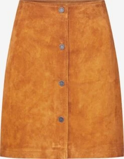Freaky Nation Leren Rokken Rok Twentyone Dames Cognac