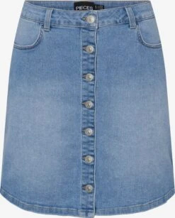 Pieces Mini Rokken Rok Peggy Dames Blauw