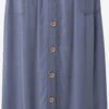 Iriedaily Maxi Rokken Rok Civic Dames Smoky Blue