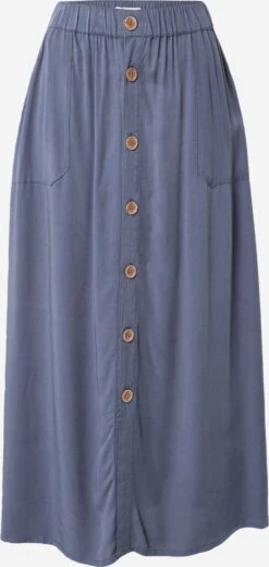 Iriedaily Maxi Rokken Rok Civic Dames Smoky Blue