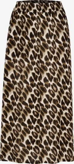 Kaffe Midi Rokken Rok Ulla Dames Bruin / Sepia