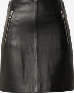 Hugo Leren Rokken Rok Losia Dames Zwart