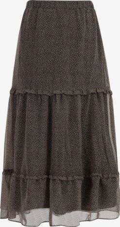 DreiMaster Vintage Maxi Rokken Rok Ikita Dames Mokka