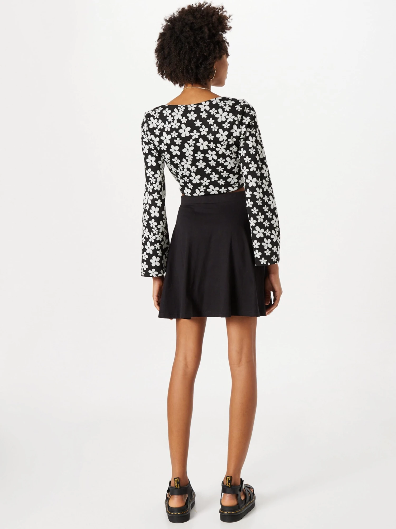 ONLY Mini Rokken Rok MAYA Dames Petrol / Zwart - Afbeelding 4