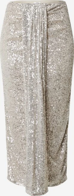 RIVER ISLAND Midi Rokken Rok Dames Zilver