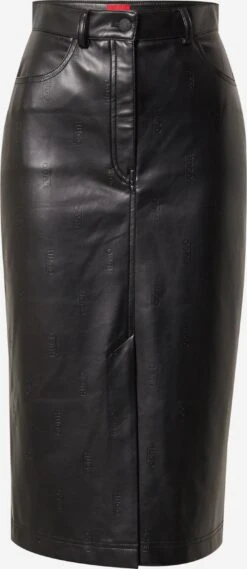Hugo Leren Rokken Rok Rusilanna Dames Zwart