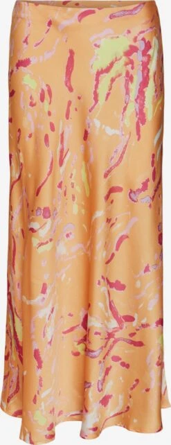 Vero Moda Tall Maxi Rokken Rok Heart Dames Oranje