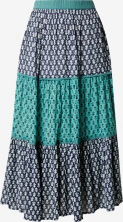 WHITE STUFF Midi Rokken Rok MABEL Dames Donkerblauw