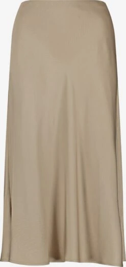 Taifun Midi Rokken Rok Dames Taupe