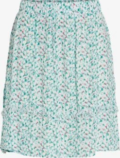 Vila Mini Rokken Rok NISA CLARA Dames Groen / Pastelgroen / Wit